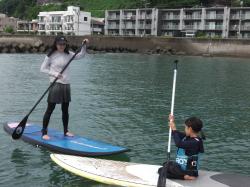 8/2 AM sup（サップ、スタンドアップパドル）体験スクール付きレンタル 動画　鎌倉ハイサーフ
