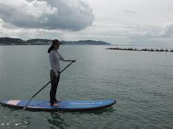 8/2 AM sup（サップ、スタンドアップパドル）体験スクール付きレンタル 動画　鎌倉ハイサーフ