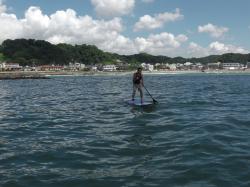 8/6 AM sup（サップ、スタンドアップパドル）体験スクール付きレンタル 動画　鎌倉ハイサーフ