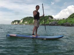 8/6 AM sup（サップ、スタンドアップパドル）体験スクール付きレンタル 動画　鎌倉ハイサーフ
