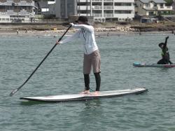 8/11 AM sup（サップ、スタンドアップパドル）体験スクール付きレンタル 動画　鎌倉ハイサーフ