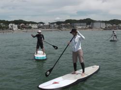 8/11 AM sup（サップ、スタンドアップパドル）体験スクール付きレンタル 動画　鎌倉ハイサーフ