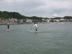 8/11 AM sup（サップ、スタンドアップパドル）体験スクール付きレンタル 動画　鎌倉ハイサーフ