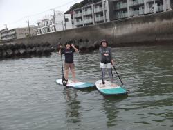 8/21 AM2 sup（サップ、スタンドアップパドル）体験スクール付きレンタル 動画　鎌倉ハイサーフ