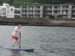 8/23 AM sup（サップ、スタンドアップパドル）体験スクール付きレンタル 動画　鎌倉ハイサーフ