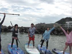 8/25PM sup（サップ、スタンドアップパドル）体験スクール付きレンタル 動画　鎌倉ハイサーフ
