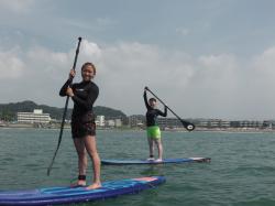 8/26 AM sup（サップ、スタンドアップパドル）体験スクール付きレンタル 動画　鎌倉ハイサーフ