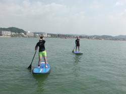 8/26 AM sup（サップ、スタンドアップパドル）体験スクール付きレンタル 動画　鎌倉ハイサーフ