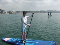 8/28 AM2 sup（サップ、スタンドアップパドル）体験スクール付きレンタル 動画　鎌倉ハイサーフ