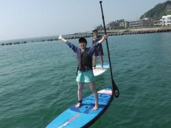 8/28 AM2 sup（サップ、スタンドアップパドル）体験スクール付きレンタル 動画　鎌倉ハイサーフ