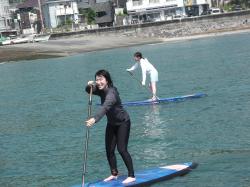 8/28 AM2 sup（サップ、スタンドアップパドル）体験スクール付きレンタル 動画　鎌倉ハイサーフ