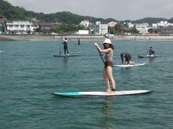 8/28 AM2 sup（サップ、スタンドアップパドル）体験スクール付きレンタル 動画　鎌倉ハイサーフ