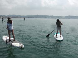 8/28 AM2 sup（サップ、スタンドアップパドル）体験スクール付きレンタル 動画　鎌倉ハイサーフ