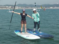 8/28 PM sup（サップ、スタンドアップパドル）体験スクール付きレンタル 動画　鎌倉ハイサーフ