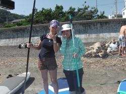 8/28PM2 sup（サップ、スタンドアップパドル）体験スクール付きレンタル 動画　鎌倉ハイサーフ