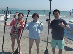 8/28PM2 sup（サップ、スタンドアップパドル）体験スクール付きレンタル 動画　鎌倉ハイサーフ