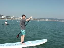 8/28PM3 sup（サップ、スタンドアップパドル）体験スクール付きレンタル 動画　鎌倉ハイサーフ