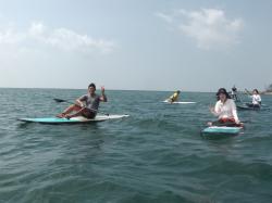 8/29 AM sup（サップ、スタンドアップパドル）体験スクール付きレンタル 動画　鎌倉ハイサーフ