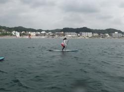 8/29 AM sup（サップ、スタンドアップパドル）体験スクール付きレンタル 動画　鎌倉ハイサーフ