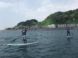 8/29 AM sup（サップ、スタンドアップパドル）体験スクール付きレンタル 動画　鎌倉ハイサーフ