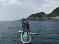 8/29 AM sup（サップ、スタンドアップパドル）体験スクール付きレンタル 動画　鎌倉ハイサーフ