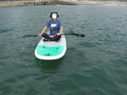 8/29 AM sup（サップ、スタンドアップパドル）体験スクール付きレンタル 動画　鎌倉ハイサーフ