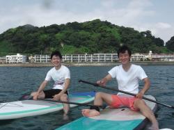 8/29 AM2 sup（サップ、スタンドアップパドル）体験スクール付きレンタル 動画　鎌倉ハイサーフ