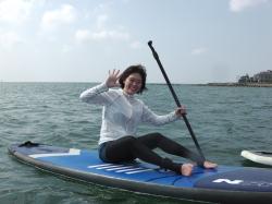 8/29 AM2 sup（サップ、スタンドアップパドル）体験スクール付きレンタル 動画　鎌倉ハイサーフ