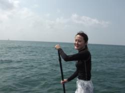 8/29 AM2 sup（サップ、スタンドアップパドル）体験スクール付きレンタル 動画　鎌倉ハイサーフ