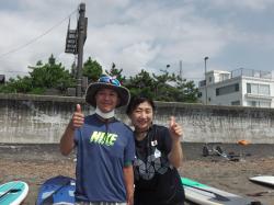 8/29 AM2 sup（サップ、スタンドアップパドル）体験スクール付きレンタル 動画　鎌倉ハイサーフ