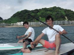 8/29 AM2 sup（サップ、スタンドアップパドル）体験スクール付きレンタル 動画　鎌倉ハイサーフ