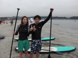 9/4AM sup（サップ、スタンドアップパドル）体験スクール付きレンタル 動画　鎌倉ハイサーフ