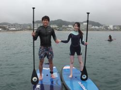 9/4AM sup（サップ、スタンドアップパドル）体験スクール付きレンタル 動画　鎌倉ハイサーフ