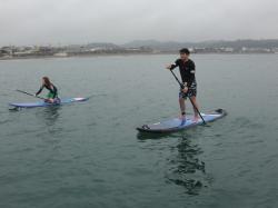9/4AM sup（サップ、スタンドアップパドル）体験スクール付きレンタル 動画　鎌倉ハイサーフ