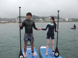 9/4AM sup（サップ、スタンドアップパドル）体験スクール付きレンタル 動画　鎌倉ハイサーフ