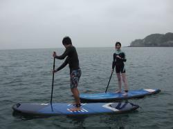 9/4AM sup（サップ、スタンドアップパドル）体験スクール付きレンタル 動画　鎌倉ハイサーフ