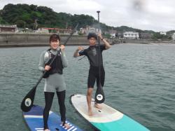 9/5AM sup（サップ、スタンドアップパドル）体験スクール付きレンタル 動画　鎌倉ハイサーフ