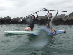 9/5AM sup（サップ、スタンドアップパドル）体験スクール付きレンタル 動画　鎌倉ハイサーフ