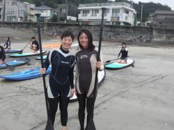 9/5AM sup（サップ、スタンドアップパドル）体験スクール付きレンタル 動画　鎌倉ハイサーフ