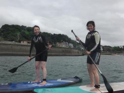 9/5AM sup（サップ、スタンドアップパドル）体験スクール付きレンタル 動画　鎌倉ハイサーフ
