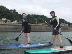 9/5AM sup（サップ、スタンドアップパドル）体験スクール付きレンタル 動画　鎌倉ハイサーフ