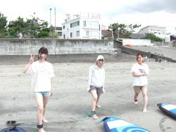 9/7AM sup（サップ、スタンドアップパドル）体験スクール付きレンタル 動画　鎌倉ハイサーフ