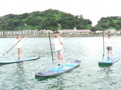 9/7AM sup（サップ、スタンドアップパドル）体験スクール付きレンタル 動画　鎌倉ハイサーフ