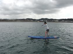 9/7AM sup（サップ、スタンドアップパドル）体験スクール付きレンタル 動画　鎌倉ハイサーフ