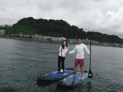 9/11 AM sup（サップ、スタンドアップパドル）体験スクール付きレンタル 動画　鎌倉ハイサーフ