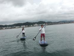 9/11 AM sup（サップ、スタンドアップパドル）体験スクール付きレンタル 動画　鎌倉ハイサーフ