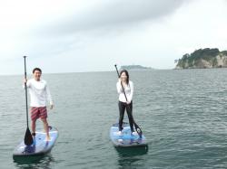 9/11 AM sup（サップ、スタンドアップパドル）体験スクール付きレンタル 動画　鎌倉ハイサーフ