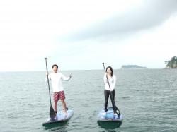 9/11 AM sup（サップ、スタンドアップパドル）体験スクール付きレンタル 動画　鎌倉ハイサーフ