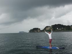 9/11 AM sup（サップ、スタンドアップパドル）体験スクール付きレンタル 動画　鎌倉ハイサーフ