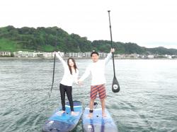 9/11 AM sup（サップ、スタンドアップパドル）体験スクール付きレンタル 動画　鎌倉ハイサーフ